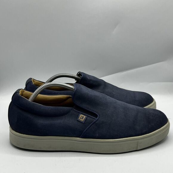 Footjoy Mens Blue Club Casual Golf Slip On fabric Shoes Size 11 M FJ 79067 - Picture 1 of 13